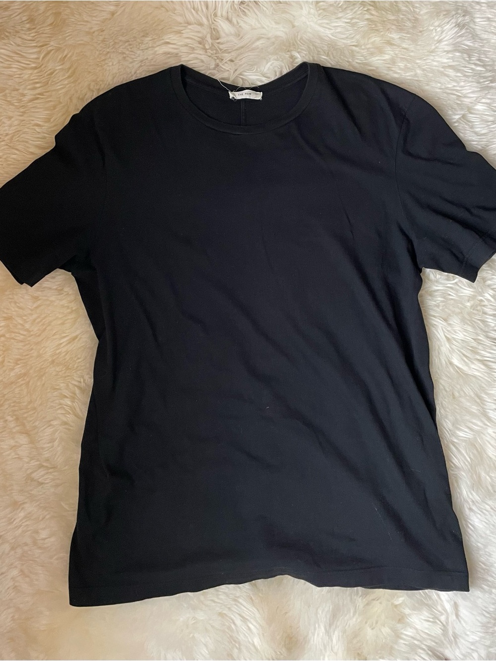 The Row Luca men’s black t shirt
